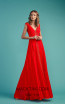 Beside Couture by Gemy Maalouf BC1500 Red Front Dress