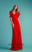 Beside Couture by Gemy Maalouf BC1501 Red Front Dress