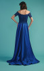 Beside Couture by Gemy Maalouf BC1523 Royal Blue Back Dress