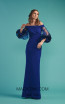 Beside Couture by Gemy Maalouf BC1524 Royal Blue Front Dress