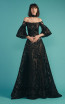 Beside Couture by Gemy Maalouf BC1532 Black Front Dress
