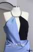 Bibiane Black Blue Sleeveless Dress