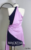 Bibiane Black Lilac Back Dress
