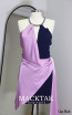 Bibiane Black Lilac Front Dress