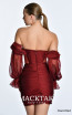 Bijou Claret Red Back Dress