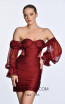 Bijou Claret Red Front Dress