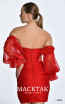 Bijou Red Back Dress 