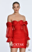 Bijou Red Front Dress 