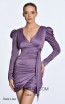 Blisse Dark Lilac Front Dress