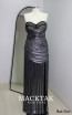 Brielle Black Silver Front Dress