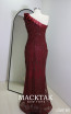 Calais Claret Red Back Dress