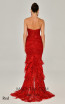 Capucine Red Back Dress