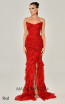 Capucine Red Front Dress