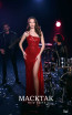 Cerise Red Front Dress