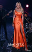 Cezanne Orange Front Dress