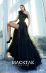 Chantal Black Side Dress