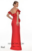Christine Red Back Dress