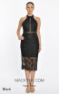 Clémence Black Front Dress