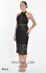 Clémence Black Side Dress