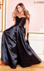Clarisse 3442 Black Front Prom Dress
