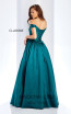 Clarisse 3442 Forest Green Back Prom Dress