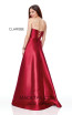 Clarisse 3443 Wine Back Prom Dress
