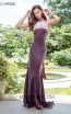 Clarisse 3468 Purple Front Prom Dress
