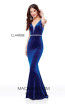 Clarisse 3469 Peacock Front Prom Dress