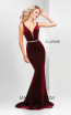 Clarisse 3469 Wine Front Prom Dress