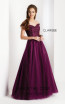 Clarisse 3553 Mulberry Front Prom Dress