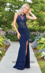 Clarisse 3572 Navy Front Prom Dress