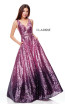 Clarisse 3589 Hot Pink Ombre Front Prom Dress