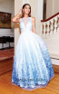 Clarisse 3701 Indigo Ombre Front Prom Dress