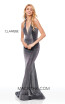 Clarisse 3711 Gunmetal Front Prom Dress