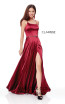 Clarisse 3712 Wine Front Prom Dress