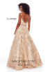 Clarisse 3715 Gold Back Prom Dress