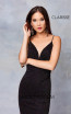 Clarisse 3728 Black Multi Front Prom Dress