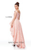 Clarisse 3730 Dusty Pink Back Prom Dress