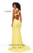 Clarisse 3736 Canary Back Prom Dress