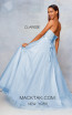 Clarisse 3738 Powder Blue Back Prom Dress