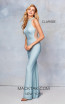 Clarisse 3745 Frost Blue Front Prom Dress