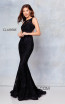 Clarisse 3748 Black Front Prom Dress