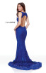 Clarisse 3748 Cobalt Back Prom Dress