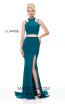 Clarisse 3761 Forest Green Front Prom Dress