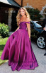Clarisse 3762 Mulberry Front Prom Dress