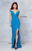 Clarisse 3772 Teal Front Prom Dress