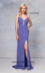 Clarisse 3775 Forest Smoke Front Prom Dress