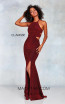 Clarisse 3789 Red Front Prom Dress