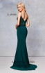 Clarisse 3805 Forest Green Back Prom Dress