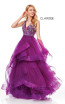 Clarisse 3813 Mulberry Front Prom Dress